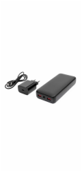Platinet SET 3v1 Powerbanka 20000 mAh +  Nabíječka 20W Power Delivery, kabel USB-C 1m, černá