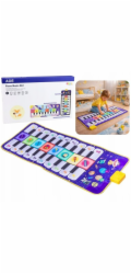 LeanToys Hudební vzdělávací taneční podložka Interaktivní klavírní prostor 120 x 48 cm