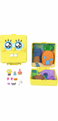 Mattel Polly Pocket - SpongeBob v kalhotách - kompaktní sada (JKC84)