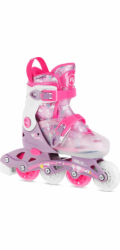 Nils Extreme Kolečkové brusle NJ1025 FLIPZY PINK VELIKOST S (31-34) NILS FUN