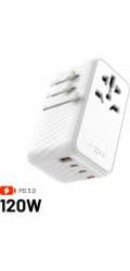 Fixed Pevný cestovní adaptér Voyager70W bílý