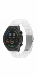 Fixed Pevný pryskyřičný rychloupínací řemínek pro chytré hodinky 20 mm, nebesky bílá