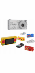 Xrec Mini Camera Retro Videokamera 2k Přívěsek na klíče + 32GB karta / Xrec X9 / Šedá
