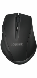 LogiLink Bezdrátová myš BT 5.0, ergonomická, černá