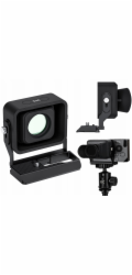 JJC Hledáček s 3x zoomem a LCD zvětšovací lupou pro Sigma BF Arca Clip Type Peak Design V3 / LVF-BF, černý