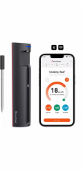 Wozinsky Meatmeet Pro chytrý kuchyňský teploměr s Bluetooth/WiFi aplikací, grilem, troubou a udírnou - černý