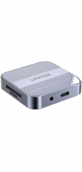 Unitek Čtečka magnetických SD/Micro SD karet 6 v 1 | PD100W | 4K při 60 Hz | 5 Gb/s