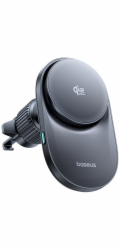 Baseus Magnetický držák do auta s Qi2.2 nabíječkou a ventilátorem - černý Magnetický držák do auta Baseus s Qi2.2 nabíječkou a ventilátorem - černý