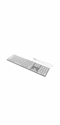 Wired USB-C Keyboard Apple Silver UK