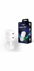 3MK Nabíječka 3mk incharge® Globe 45W™ 2C PD QC4+ PPS SCP AFCUS/EU/AUS/UK bílá
