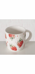 Boltze Keramický hrnek JAHODA, 450 ml