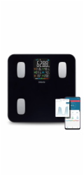 Salente MaxFit, chytrá osobní diagnostická fitness váha, Bluetooth, černá