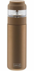 Lurch Termohrnek Lurch s nálevníkem, ocel, 0,4 l, hnědý