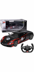 Rastar Car Porsche 918 Spyder Performance na dálkové ovládání RC černé Rastar 1:14 Rastar