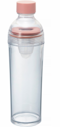 Hario - 400ml plastová lahev na matchu - světle růžová
