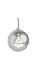 BigBen Reproduktor Bluetooth reproduktor BigBen XMASBALLSILV svítící vánoční ozdoba stříbrná
