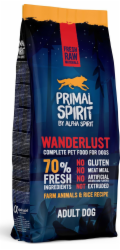 Alpha Spirit Primal Spirit suché krmivo pro psy Wanderlust 70% (dospělý) 12 kg