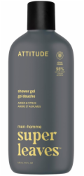 Attitude Sprchový gel SUPER LEAVES pro muže - jantar a citrusy, 415 ml