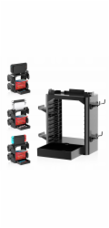 JYS Organizér Stojan Držák pro Nintendo Switch 2 NS2 OLED Herní Pady / Jys-ns153b-v2 / Černý