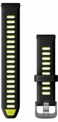 Garmin Garmin Forerunner 265S apyranke, juoda/geltona, 18 mm