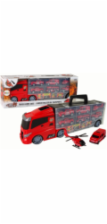 LeanToys Hasičský vůz Odtahovka Auta LEAN Toys Set