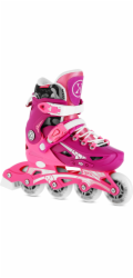 Nils Extreme Kolečkové brusle NA1055 BLAZE PINK velikost M (35-38) NILS EXTREME