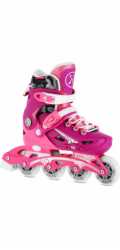 Nils Extreme Rollerblades Blaze Pink Velikost S(31-34) Nils Extreme na1055