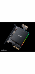 AKASA adaptér dual M.2 do PCIex s chladičem RGB