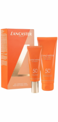 NoName LANCASTER_SET Opalovací krém bez oleje SPF50 125ml + vyhlazující emulze SPF50 50ml