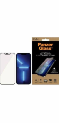 PanzerGlass PanzerGlass E2E Anti-Bluelight kryt pro iPhone 13 / Pro Max 6.7, antibakteriální, MicroFracture, černá/černá Pro2758