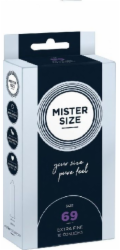 Mister Size Kondomy Mister Size Condoms určené pro velikost 69 mm, 10 ks.