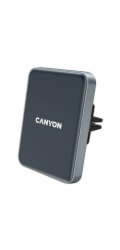 CANYON držák telefonu do ventilace auta MegaFix CA-15, Qi, magnetický, wireless nabíjení, PD 15W, USB-C