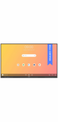 BENQ dotykový panel 75" RE7504A/ UHD 4K/8GB I 64GB /provoz 18/7/ HDMI/DP/ USB-C/LAN/ Android 14/40 dotykových bodů