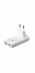 PATONA nabíječka Slim/ 2x USB-C/ 100-240V/ PD65W- GaN PD3.0/QC3.0/ bílá