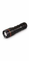 CONNECT IT GLEAM 500 LED ruční svítilna 4x AAA, 500 lm, hliníková, voděodolná, černá