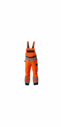 Lahti Pro Premium Hi-Vis Dungarees Orange XXL (L4110605)