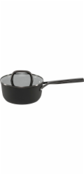 ZWILLING Milano Stieltopf mit Glasdeckel 18 cm, schwarz