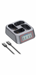 PATONA nabíječka 4-port pro Foto Canon LP-E6/LP-E6N/LP-E6P/LP-E6NH, Power delivery, USB-C