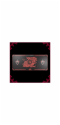 LEXIP X GAME OF THRONES RED Lights XXL Mousepad