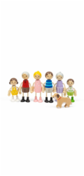 Bigjigs Toys Sada panenek do domečku Rodina