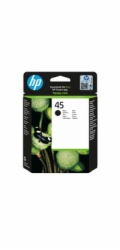 51645A Veľká čierna atramentová tlačová kazeta HP 45