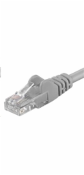 PremiumCord Patch kabel UTP RJ45-RJ45 CAT6 1m šedá