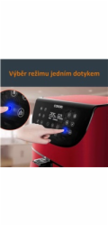 Cosori CP158-AF PREMIUM –  5.5L  horkovzdušná fritéza + 5x špíz a gril. rošt, red