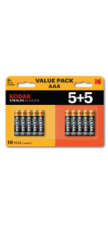 Kodak XTRALIFE Alkaline AAA Battery 10 (5+5 pack)