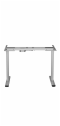 Powerton Desk rám / základna, elektricky nastavitelný, rozteč 500 mm, antikolizní systém, šedá, nosnost 100 kg, Powerton