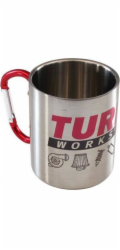 TurboWorks Kovový hrnek 300 ml Silver TurboWorks