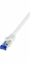 LogiLink Síťový kabel C6A091S, bílý, 10 m, Cat6a S/FTP (S-STP)