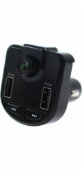 MTuning_F FM vysílač FM vysílač Bluetooth 12-24V 2xUSB 3,1A voltmetr