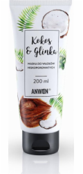 Anwen Anwen Kokosová a jílová maska pro vlasy s nízkou porozitou 200ml