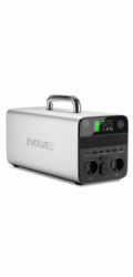 Evolveo PowerCharge 1000, nabíjecí stanice, 40,5 Ah, 1036,8 Wh, 2× 230 V zásuvka, 1× 12 V zásuvka, 4× USB-A, 1× USB-C